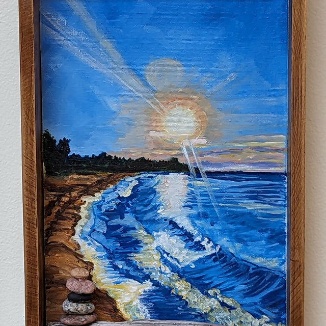 Sunset on Lake Michigan, Door County