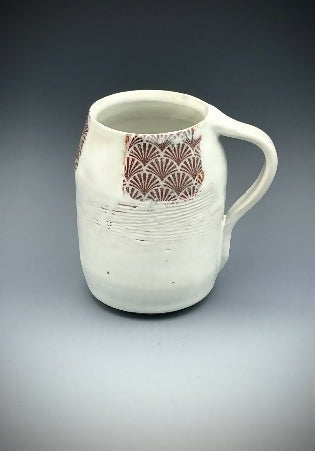 White with Red Fans II