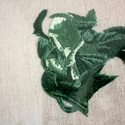Green embroidery 3