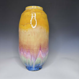 Golden Rainbow Tall Vase