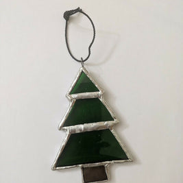 Recycled Stained Glass Tree