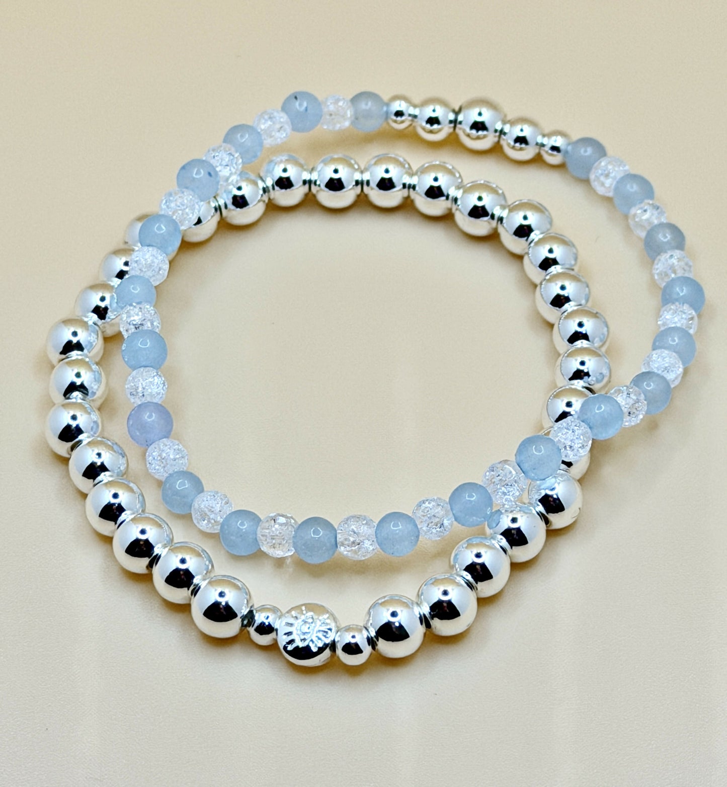 Arctic Aura Duo Bracelet Set