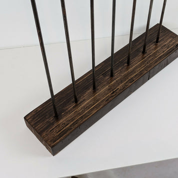 Cattail Sculpture (Nov 2024) - detail 2
