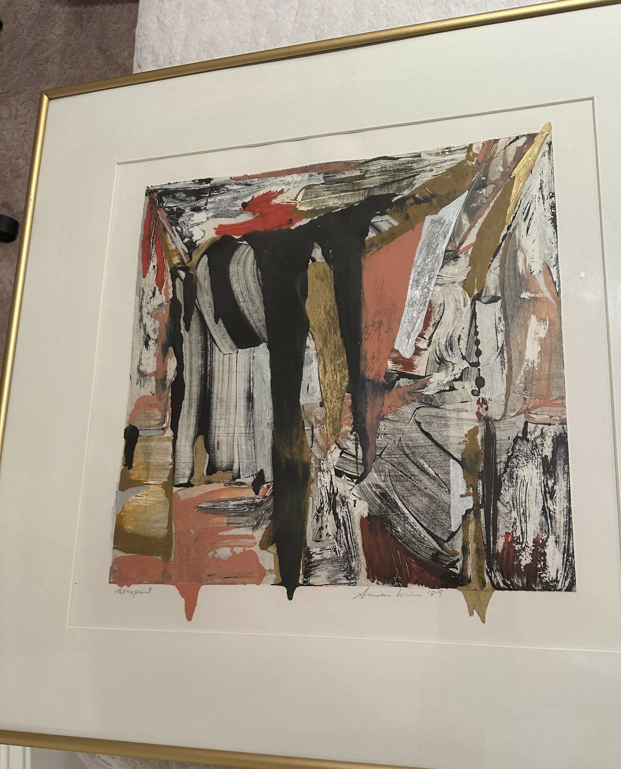 Drip Monoprint