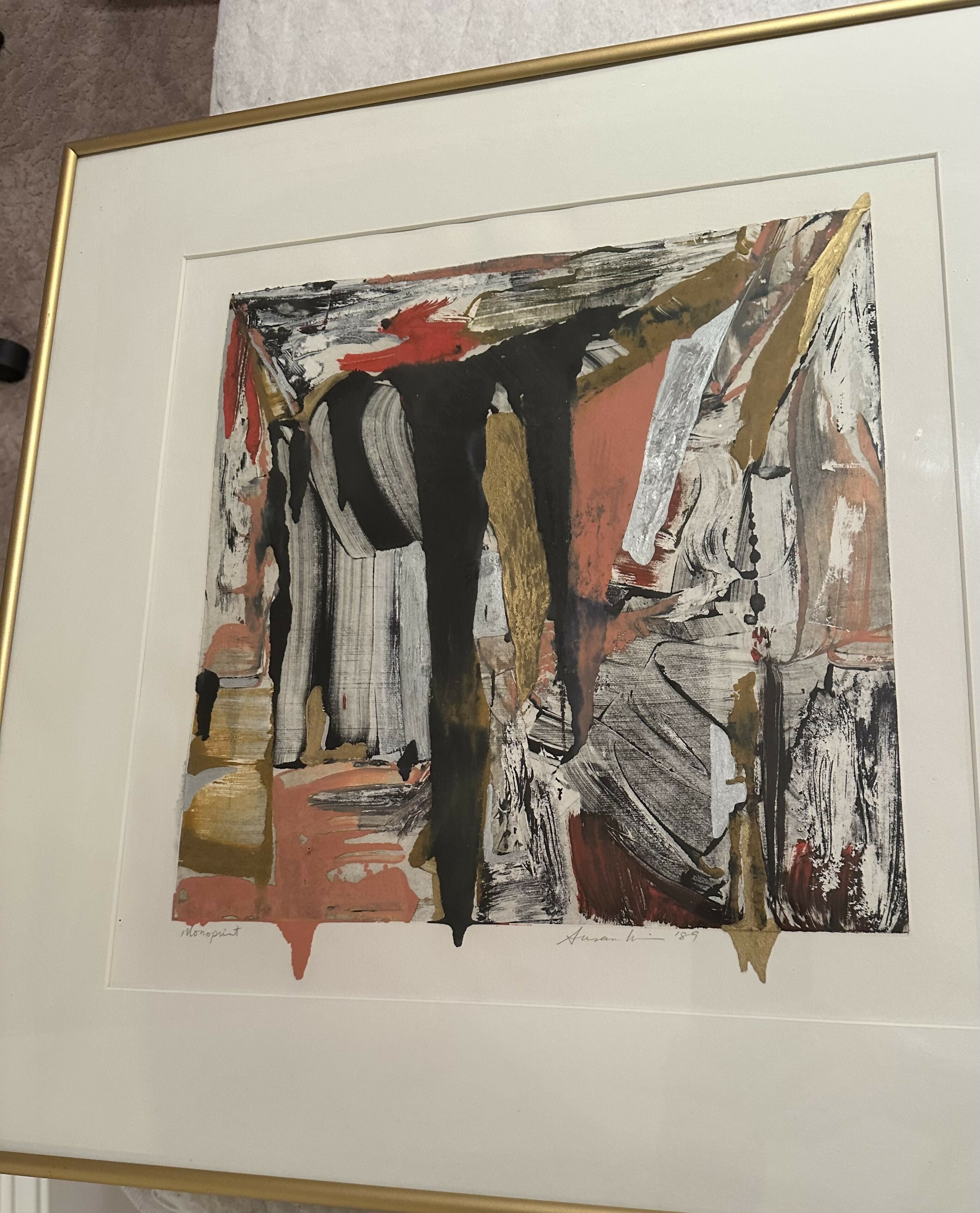 Drip Monoprint