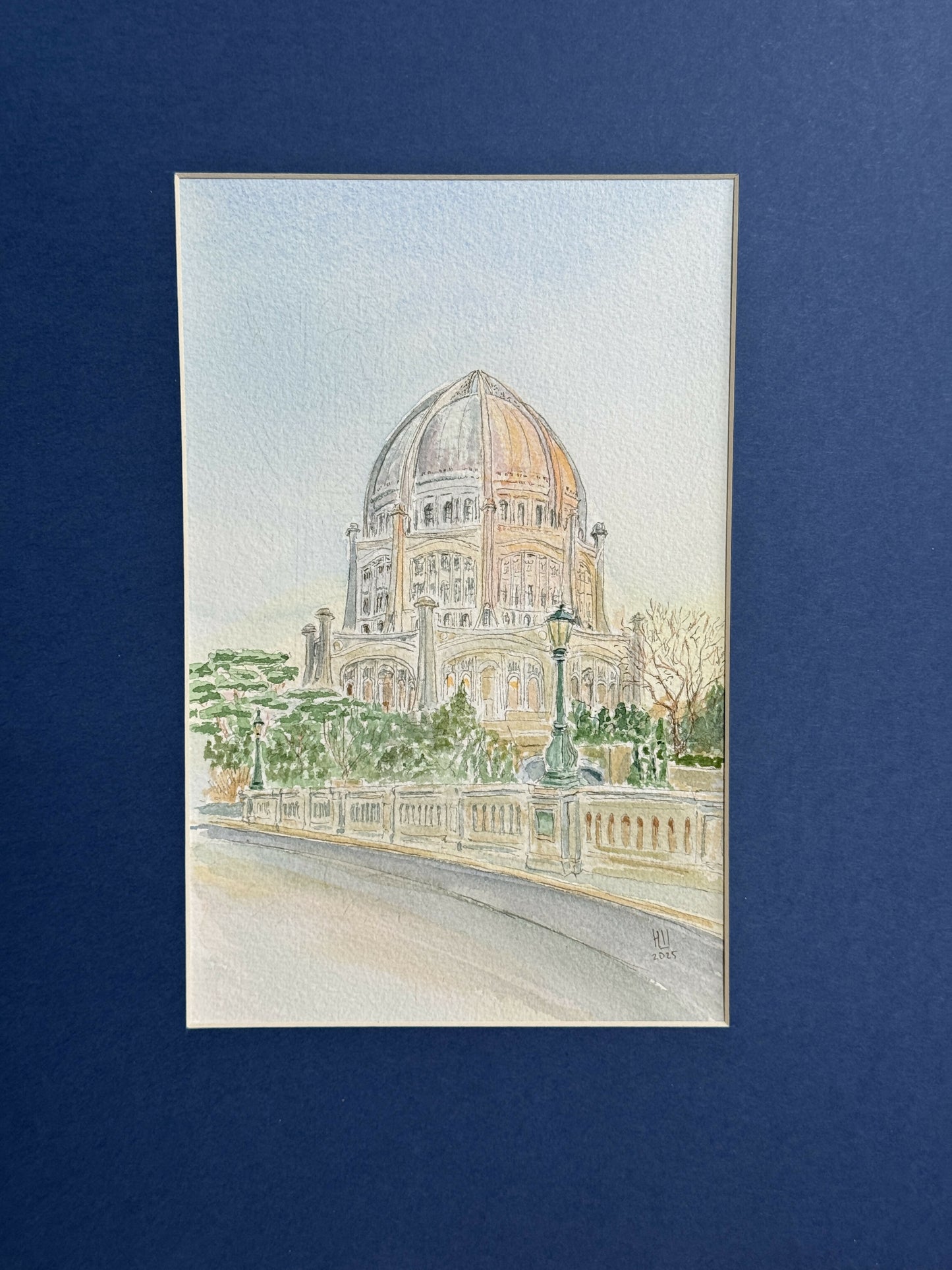 Bahai Temple in the Afternoon