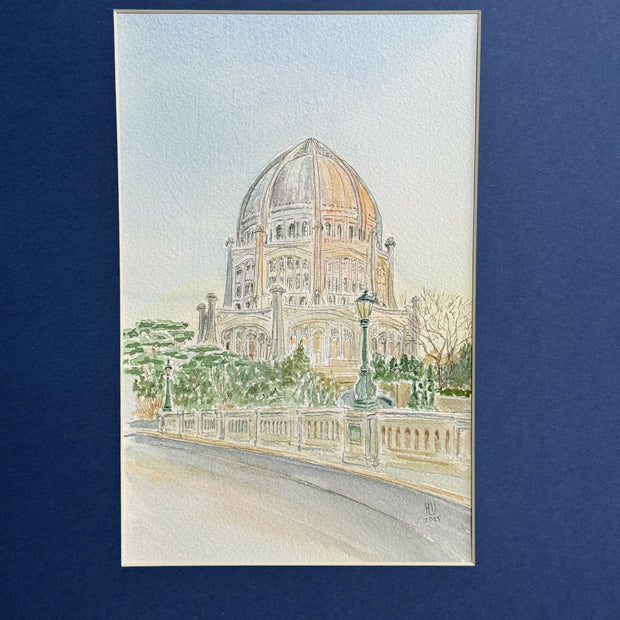Bahai Temple in the Afternoon