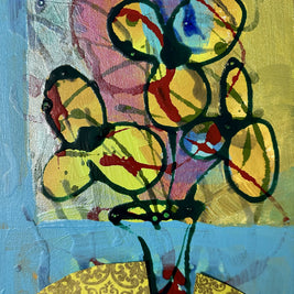 table with flowers
