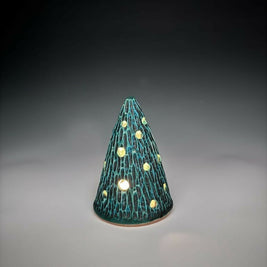 Green Xmas Tree Luminary 2
