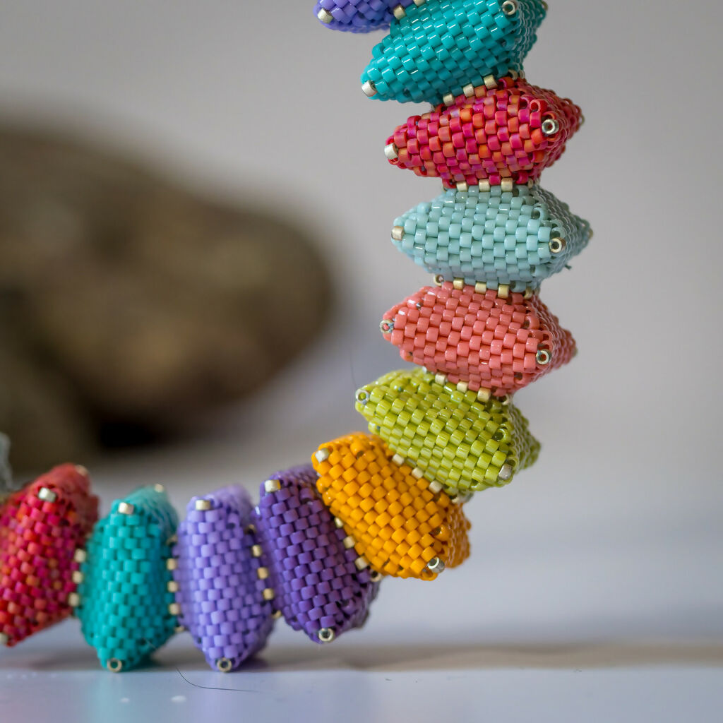 Candy Square Puff Bracelet