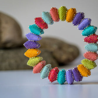 Candy Square Puff Bracelet
