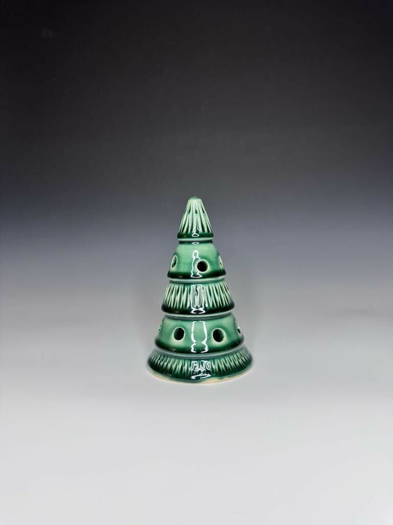 Green Xmas Tree Luminary 8