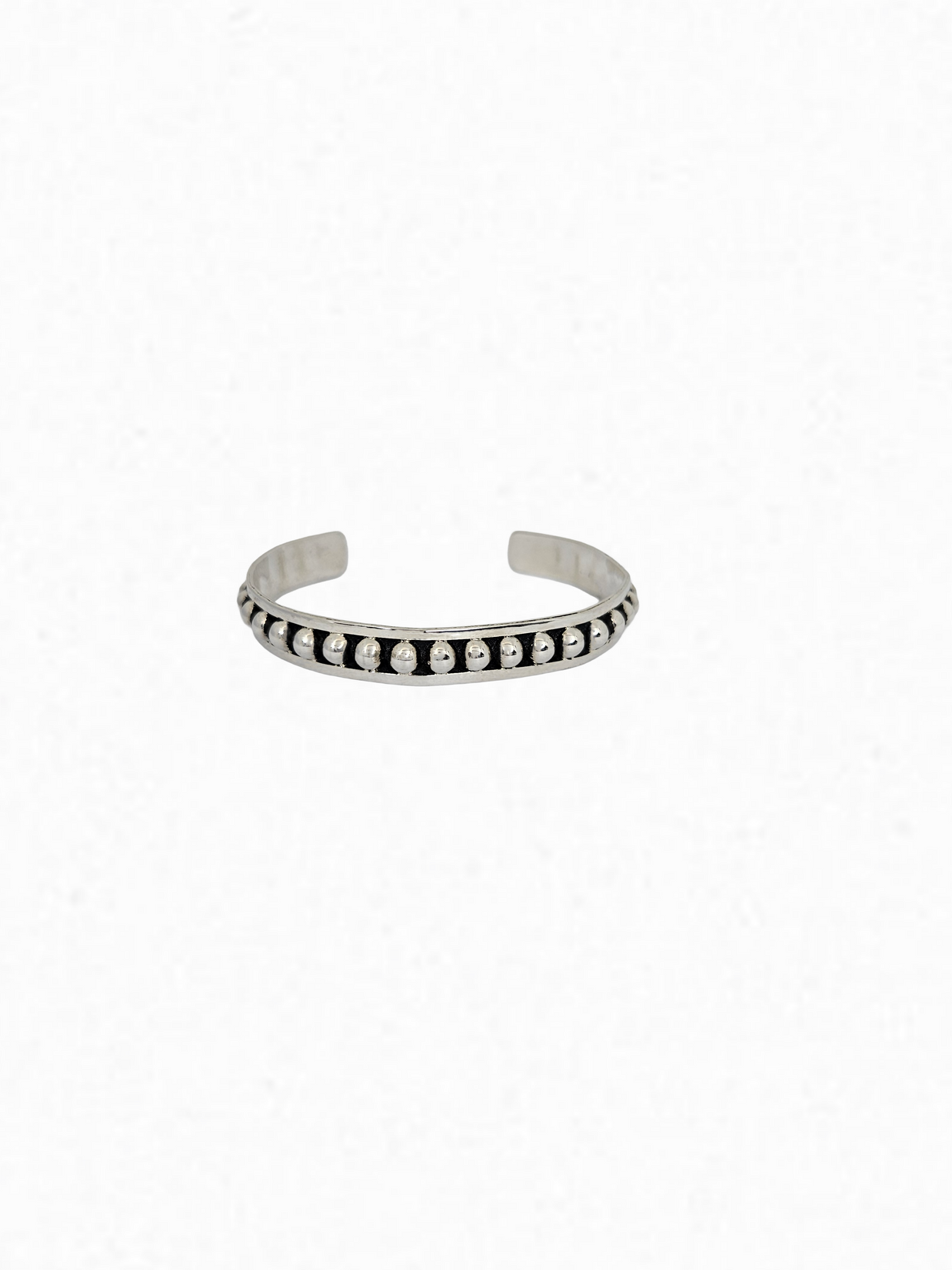 Oxidized Ball Bracelet