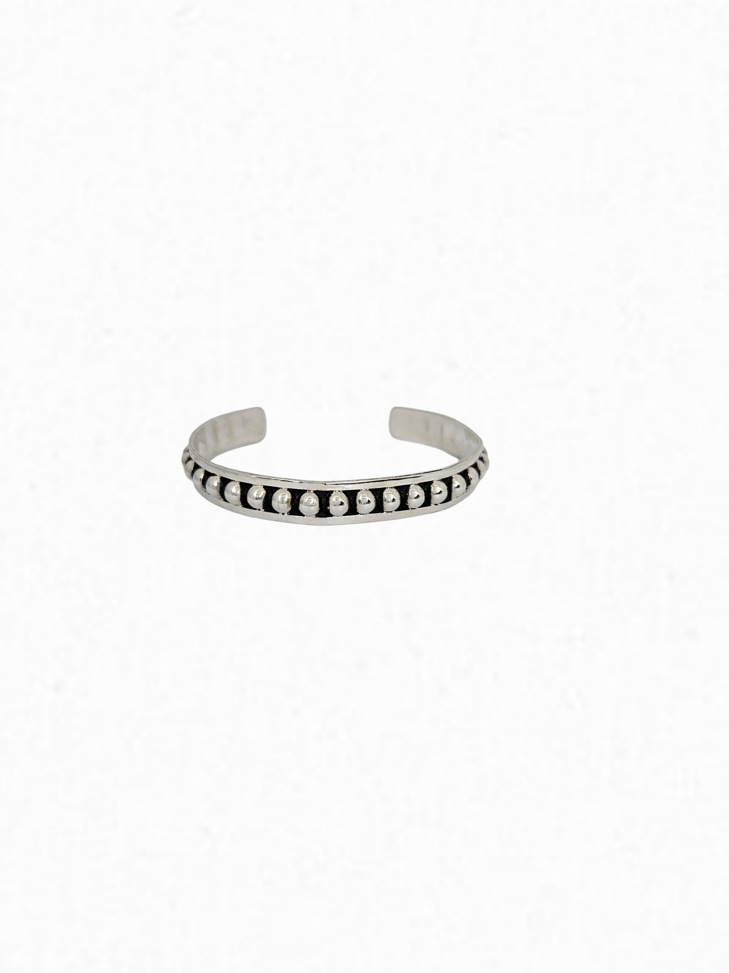 Oxidized Ball Bracelet