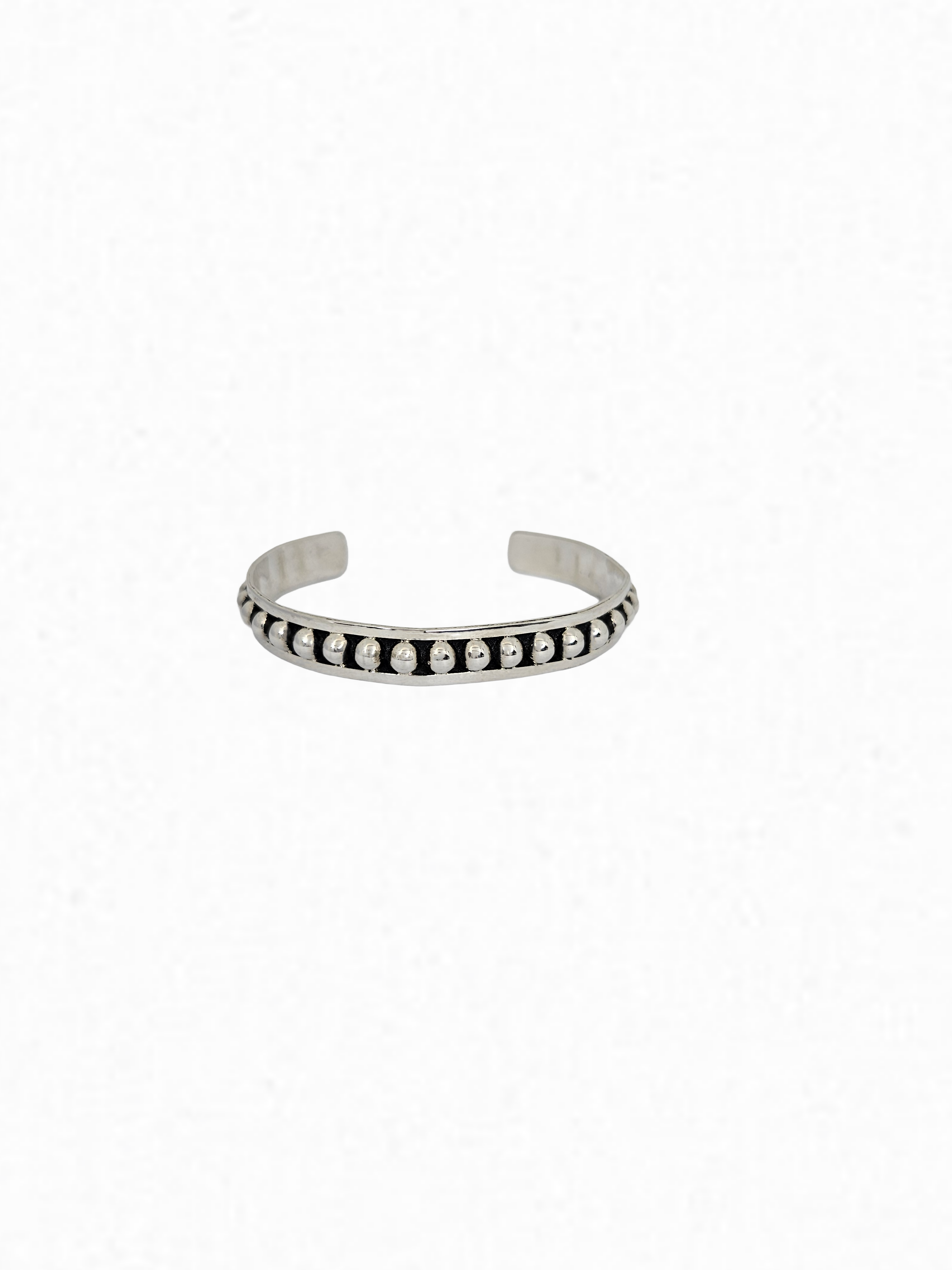 Oxidized Ball Bracelet