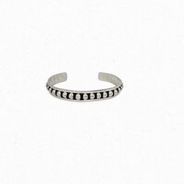 Oxidized Ball Bracelet
