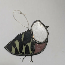 Recycled Stained Glass Pigeon