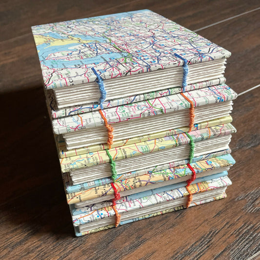 Map Covers • Handmade Book (Various Covers)
