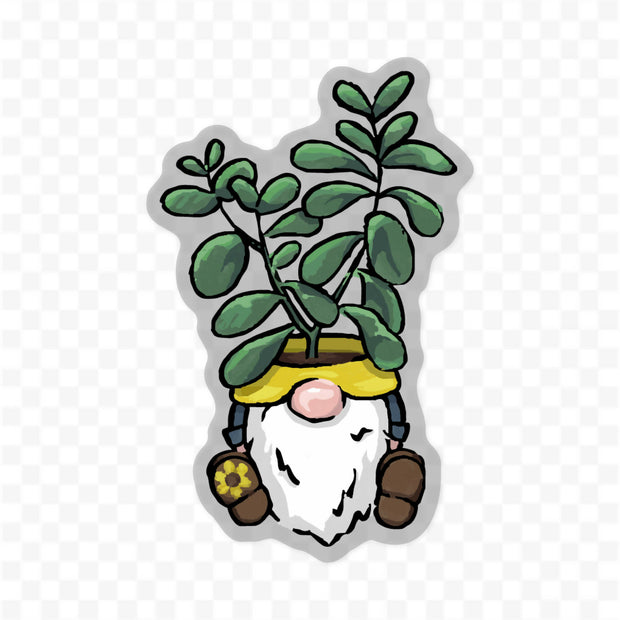 3” Art Sticker, Gnome Plant