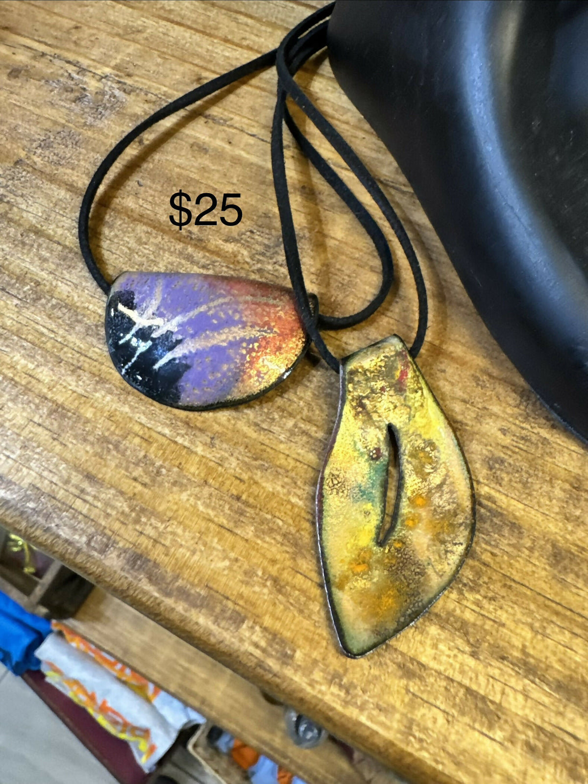 Enamel pendants sale