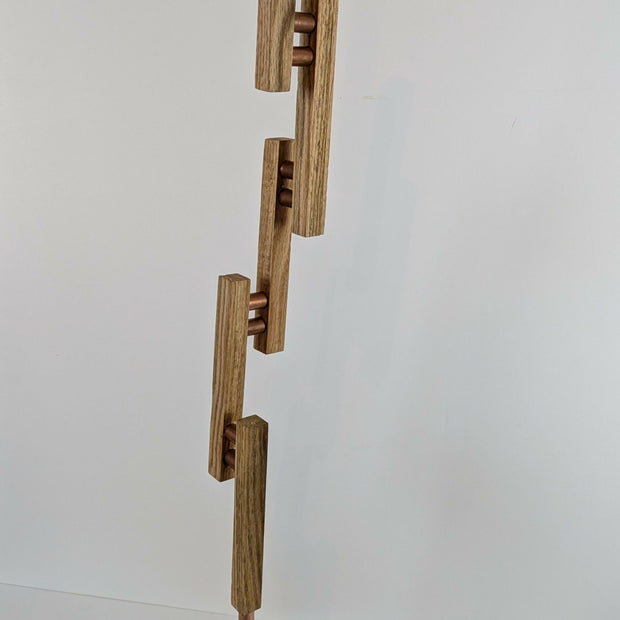 Red_White Oak + Copper Sculpture (Nov 2024) - 1
