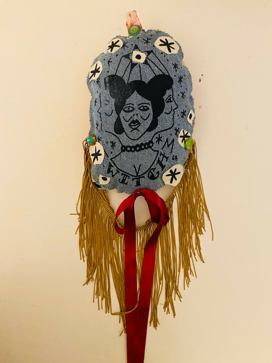 "Witch" wall hanging