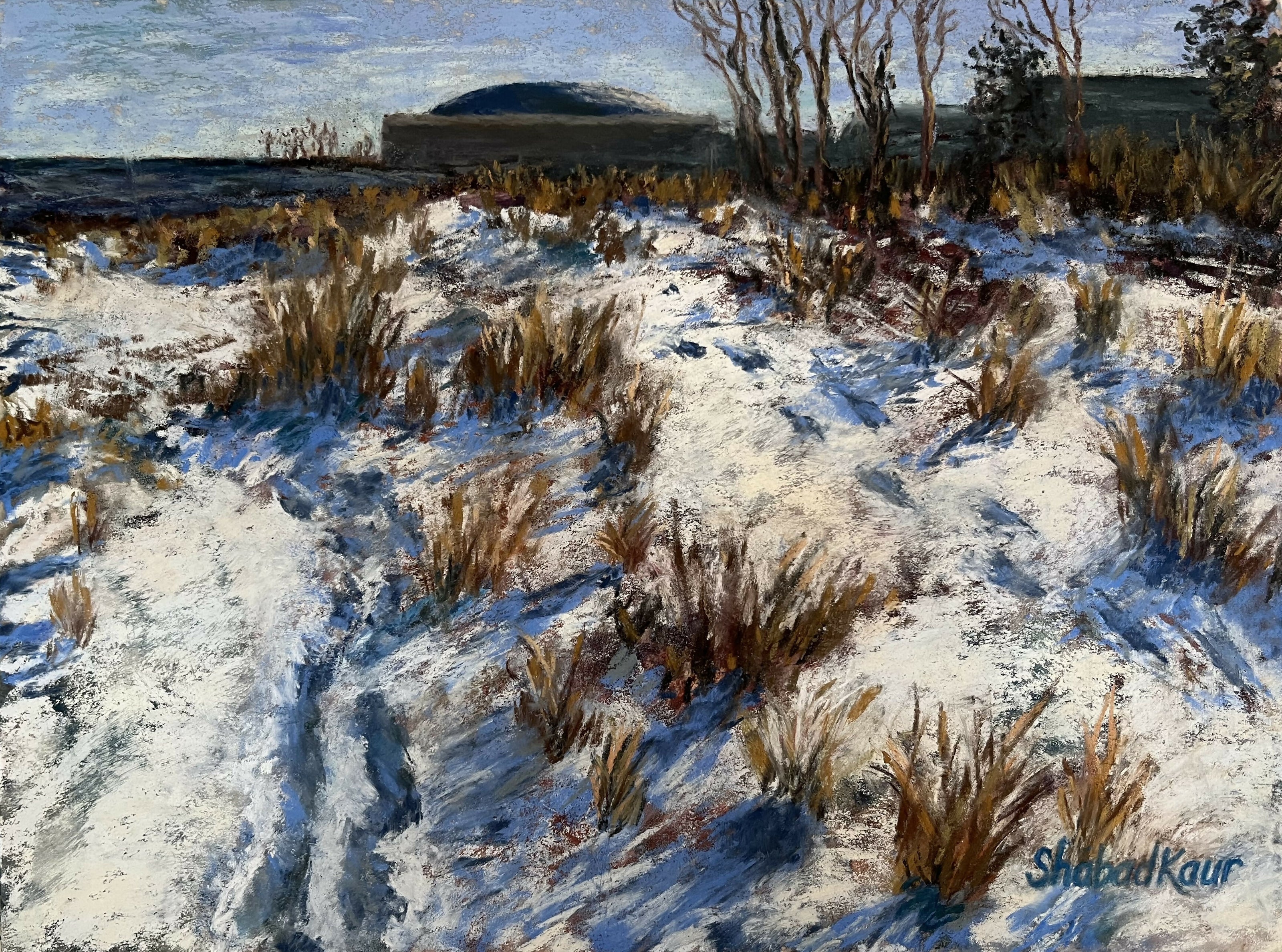 Snow on Sand