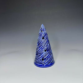 Blue Xmas Tree Luminary 4
