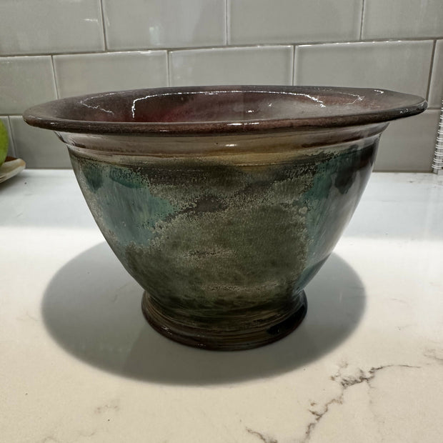 Medium colorful Bowl with lip