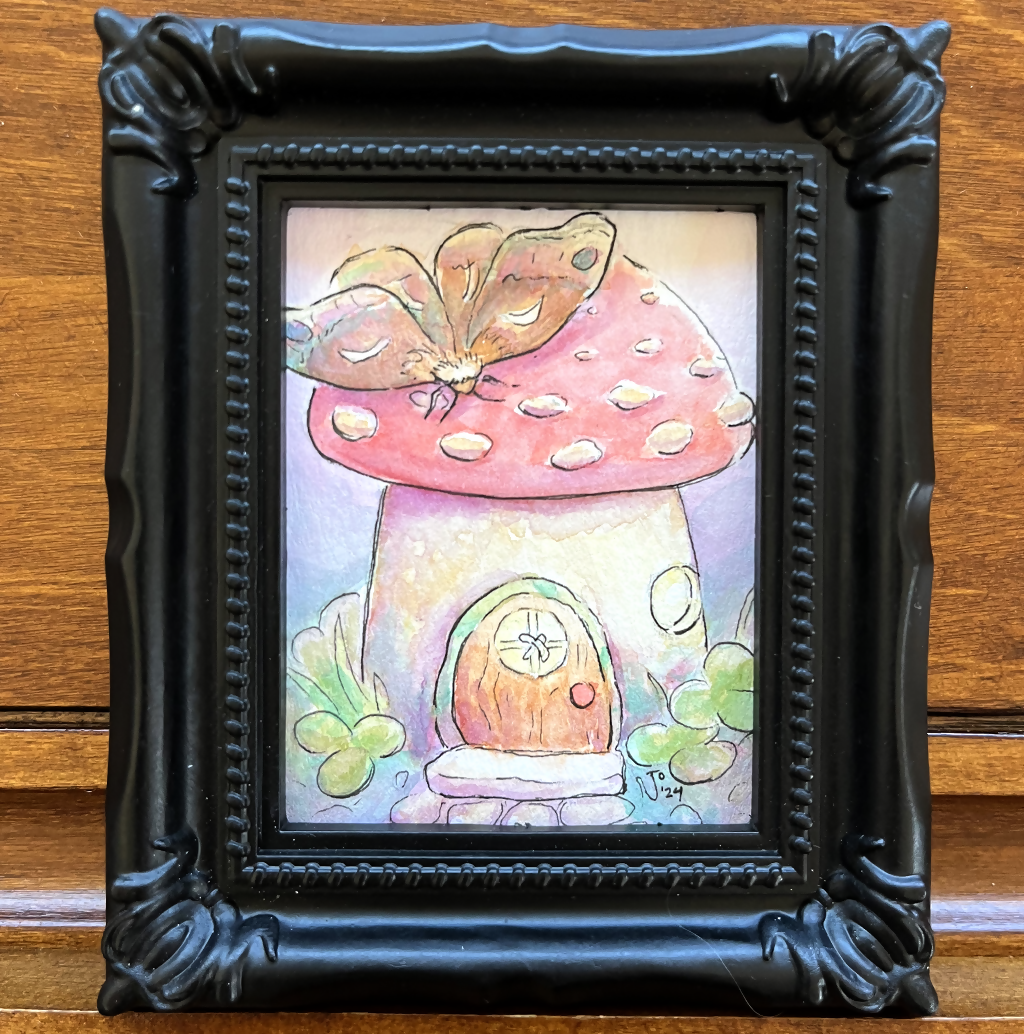 PaintingMushroomHouse