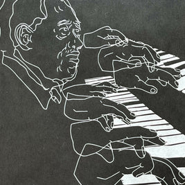 Duke Ellington | Jazz Pianist | Linocut Print | Wall Art