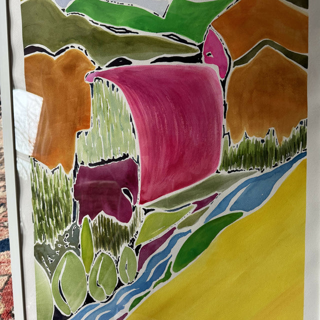 Yellowstone Artist Point in Reverse