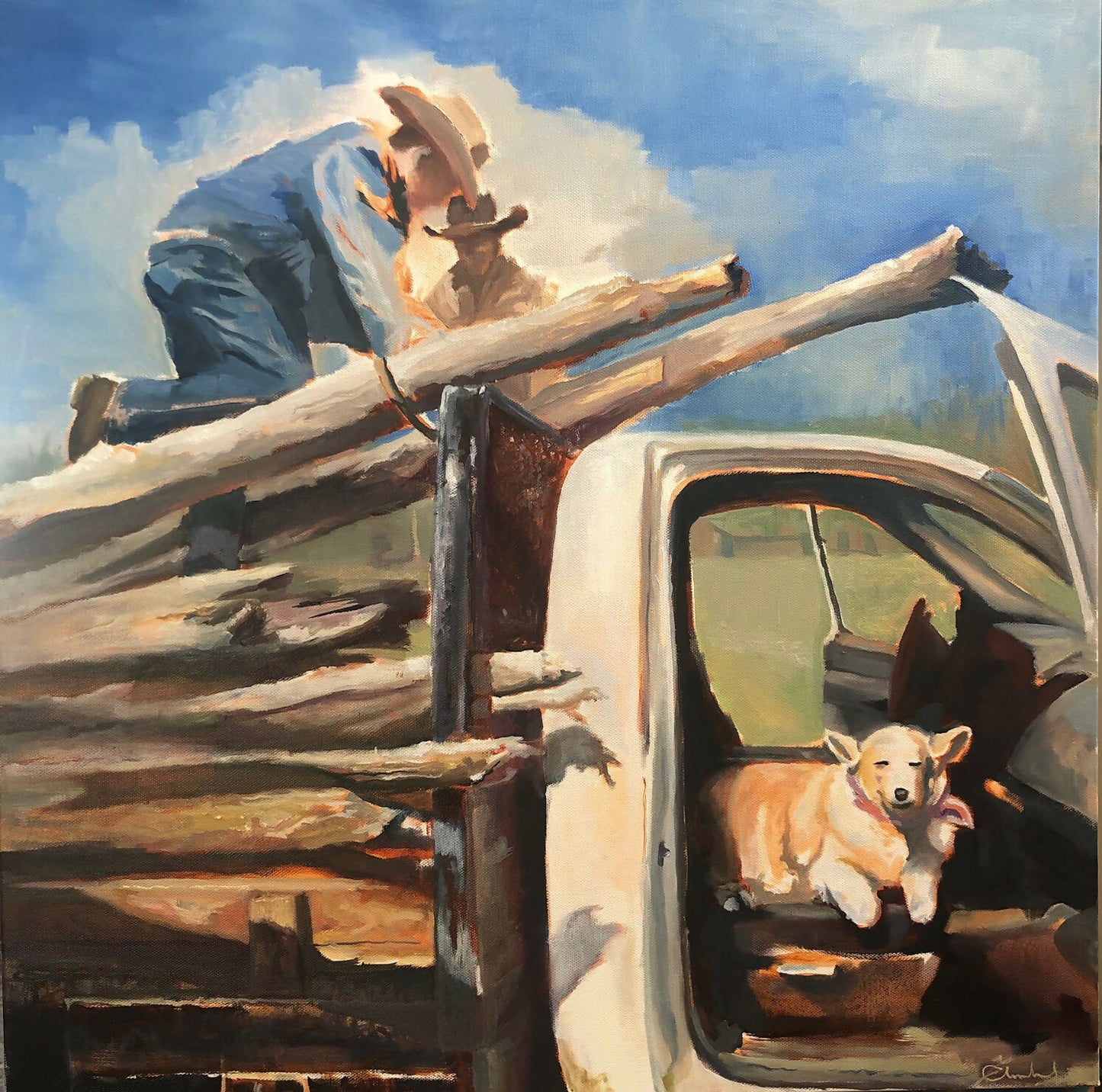 PRINT large framed "Real West"