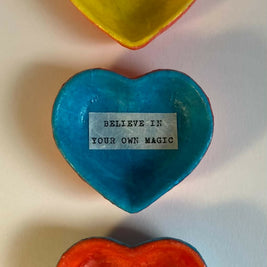 Heart trinket dish