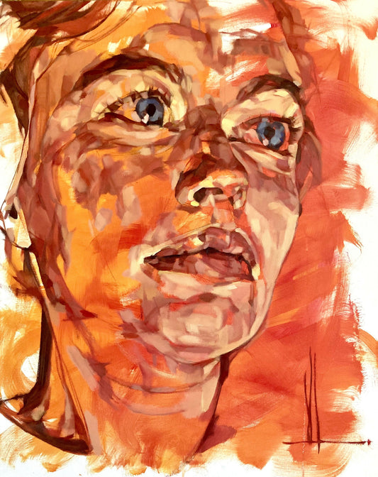 Untitled Woman (orange)