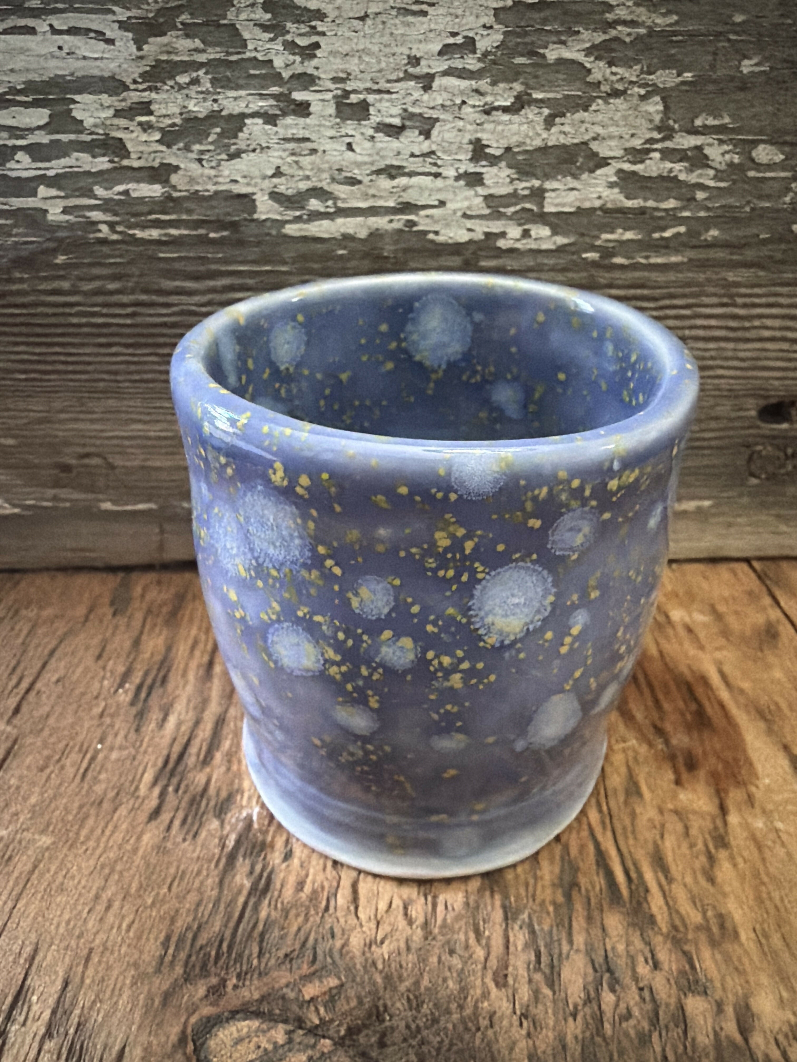 Wine Cup purple speckle