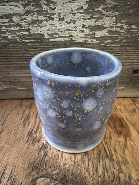Wine Cup purple speckle