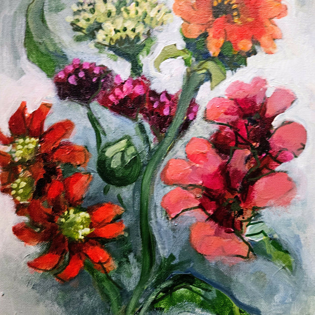 Wildflowers- Acrylic on Canvas Painting