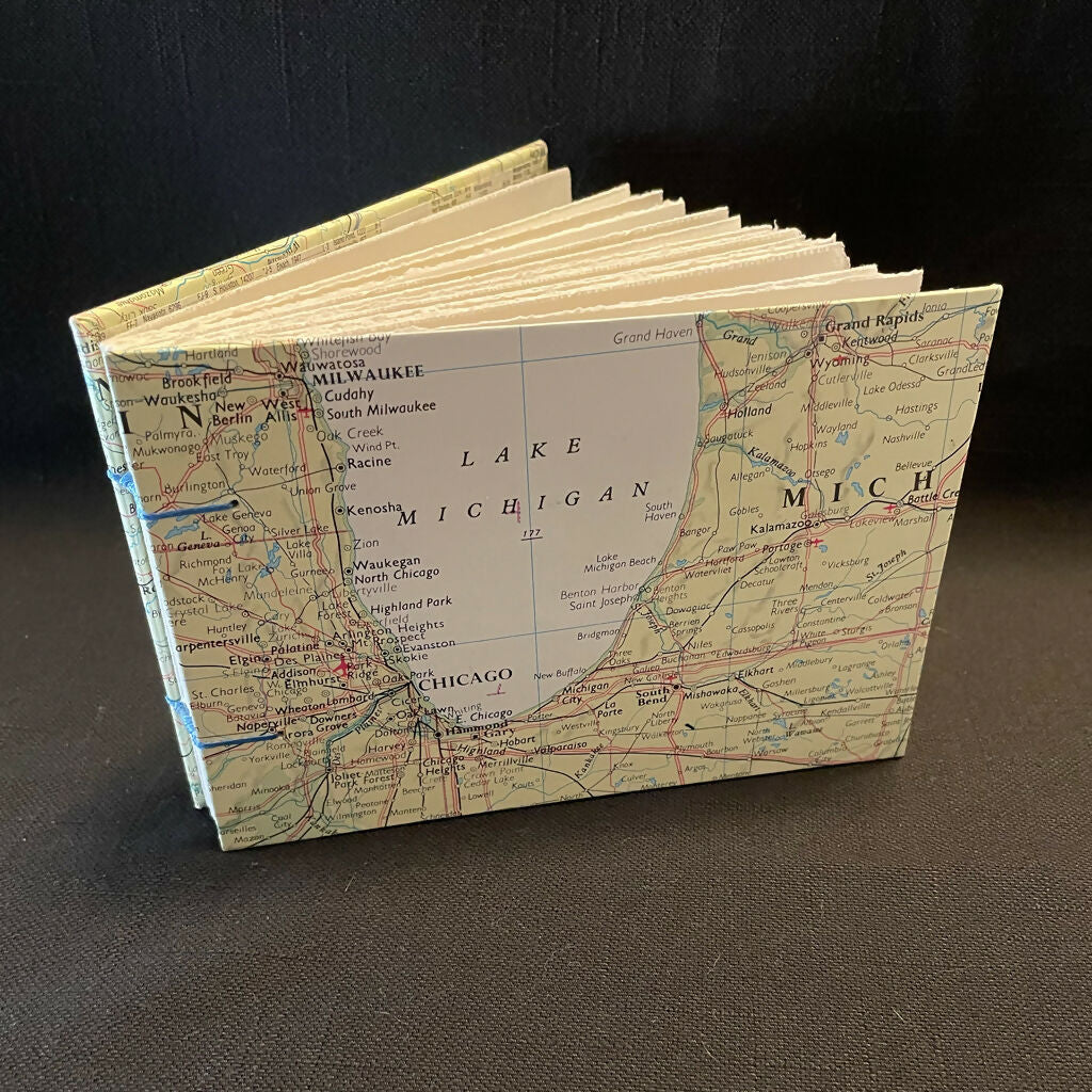 Map Covers • Handmade Book (Various Covers)