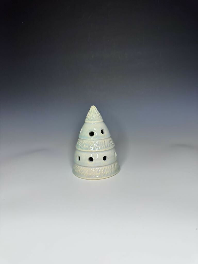 Cream Xmas Luminary Tree 1