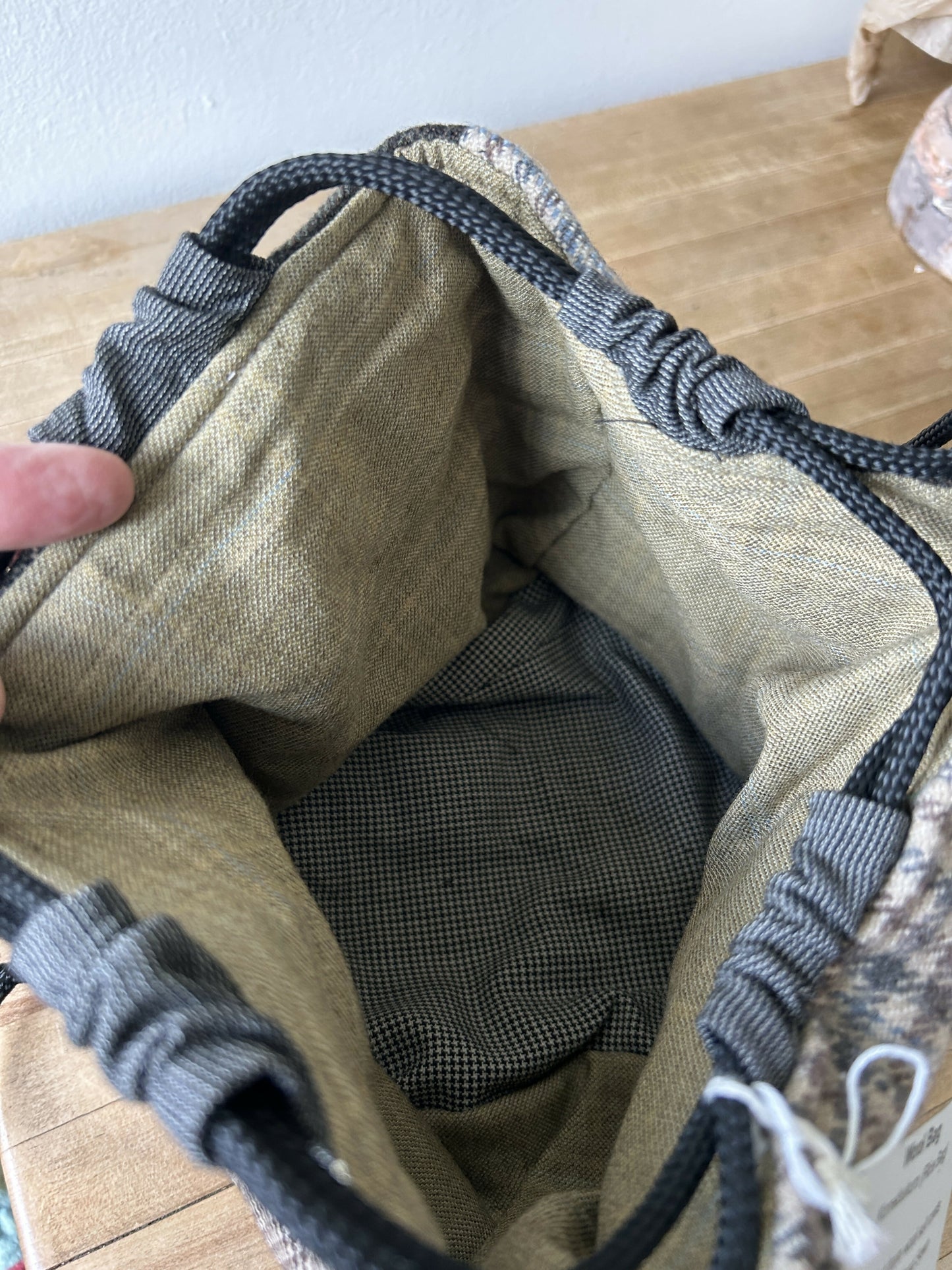Komebukuro rice bag, Project Bag, Woolen pouch