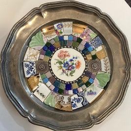 Floral Bouquet Plate