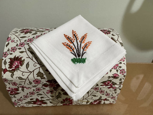 Wheat with grass, small kitchen towel