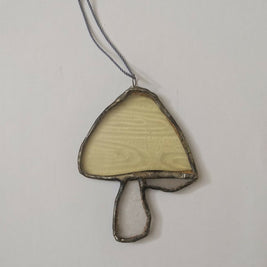 Recycled Stained Glass Mushroom