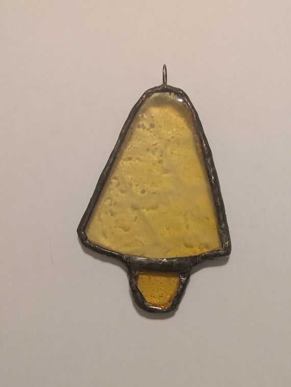 Recycled Stained Glass Bell