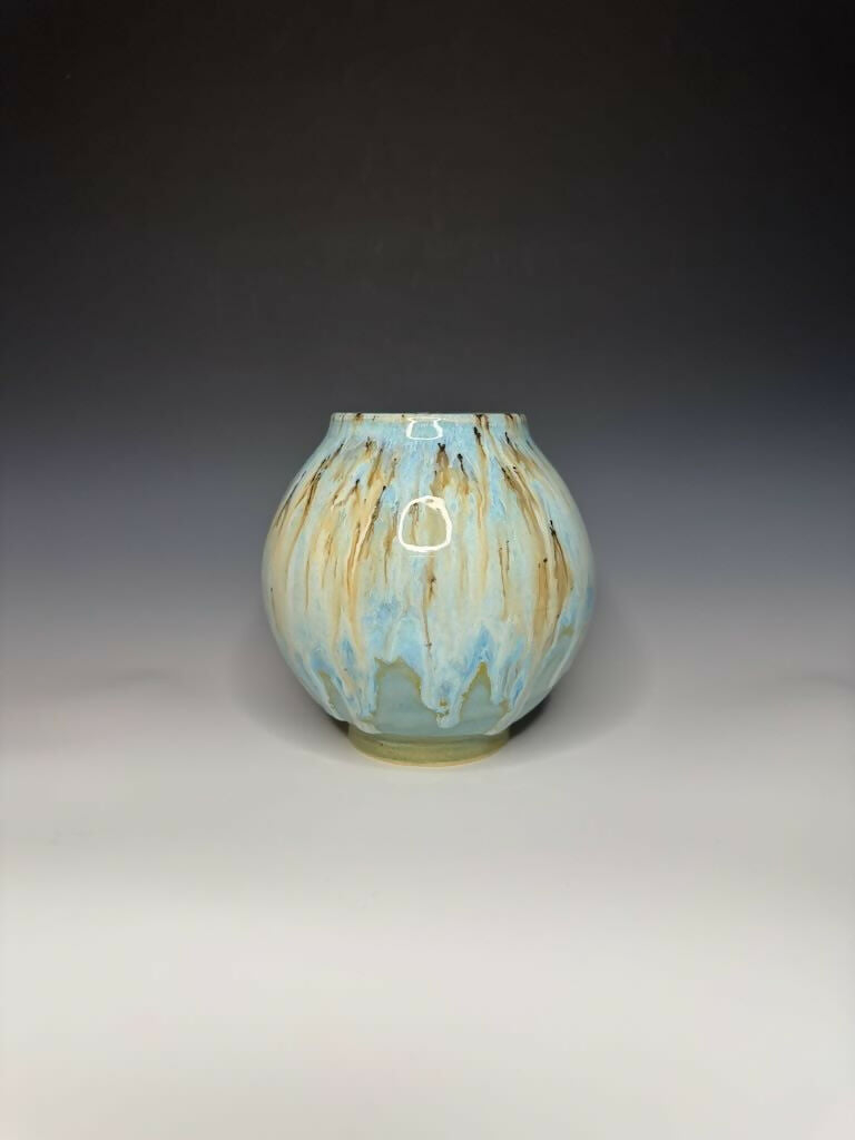 Drippy Moon Jar Vase