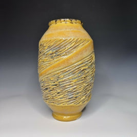 Spiraling Ceramic Vase