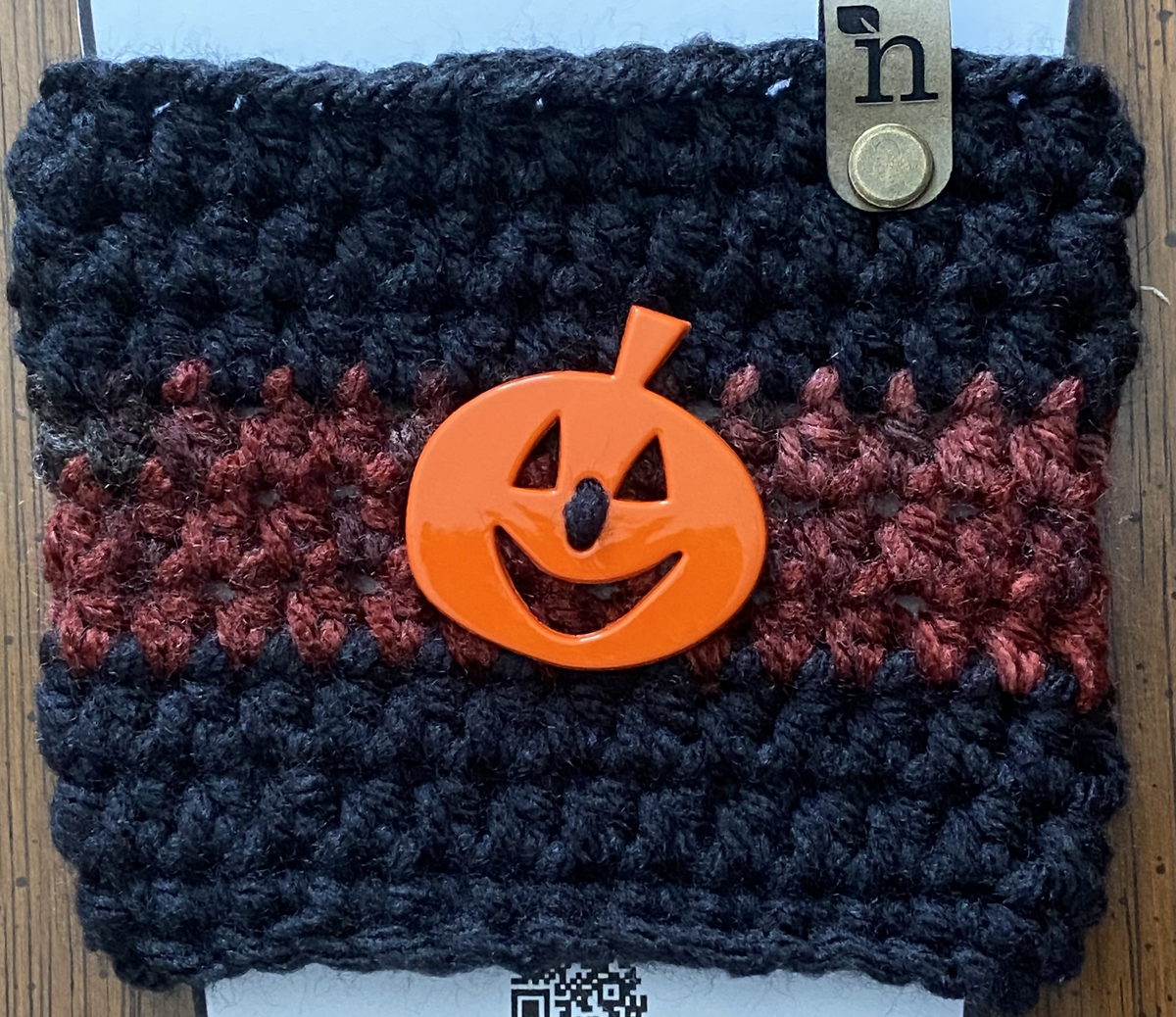 Coffee Cozy - Jack-O-Lantern