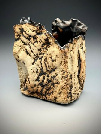 Winter Bark Rectangular Vase II