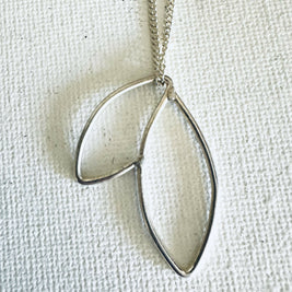 Heart or Leaf pendant SS
